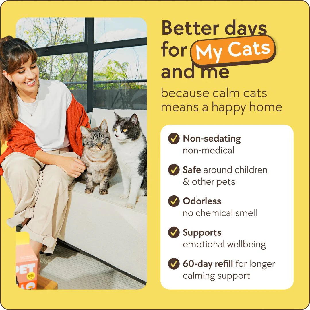 Doftspridare med lugnande effekt för katter (kit)