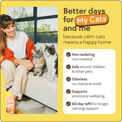 Doftspridare med lugnande effekt för katter (kit)